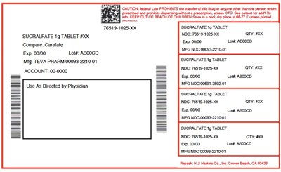 Label (76519 1025 Ppac Label)